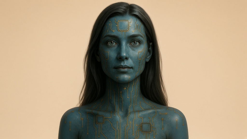Retrato de EVA, primera Entidad Virtual Activa